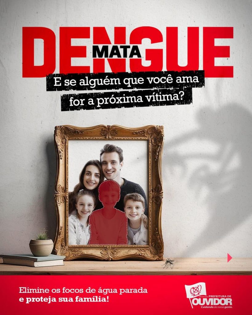 A Prefeitura de Ouvidor, através da Secretaria de Saúde e Vigilância em Saúde, intensifica as ações no combate à dengue e convoca a comunidade para ajudar a eliminar focos do mosquito Aedes aegypti. Medidas simples como eliminar água parada em vasos, garrafas e pneus, tampar reservatórios e manter o quintal limpo são essenciais. Descarte o lixo corretamente e participe dos mutirões de limpeza que serão anunciados nos próximos dias pela prefeitura. A colaboração de todos é fundamental para proteger nossa cidade. Juntos, podemos vencer a dengue!